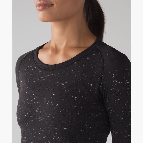 Lululemon’s Black Swiftly Tech Long Sleeve Crew Shirt Size 6 - 41882 - Picture 2 of 12